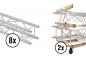 Preview: ALUTRUSS Set QUADLOCK QL-ET34-2000 + Trusswagen