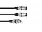 Preview: OMNITRONIC Adapterkabel XLR(F)/2xXLR(M) 1,5m sw