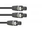 Preview: SOMMER CABLE Adapterkabel Speakon/2xSpeakon 1m sw