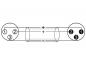 Preview: SOMMER CABLE XLR Kabel 3pol 0,5m sw Neutrik
