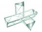 Preview: DECOTRUSS SAT-43 4-Weg-Stück /\ silber