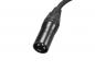 Preview: PSSO DMX Kabel XLR 3pol 3m sw Neutrik schwarze Stecker