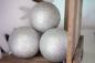 Preview: EUROPALMS Dekokugel 10cm, silber, glitzer 4x