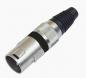 Preview: OMNITRONIC XLR Stecker 3pol sw 10x