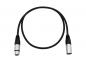 Preview: SOMMER CABLE XLR Kabel 3pol 0,5m sw Neutrik