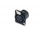 Preview: NEUTRIK XLR Einbaubuchse 3pol NC3FDL-1-BAG