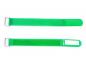 Preview: GAFER.PL Kabelbinder Klettverschluss 25x400mm 5er Pack grün
