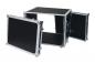 Preview: ROADINGER Effektrack CO DD, 8HE, 38cm tief, schwarz