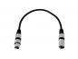 Preview: OMNITRONIC XLR Kabel 3pol 0,2m sw