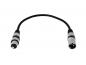Preview: OMNITRONIC XLR Kabel 3pol 0,2m sw