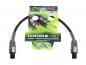 Preview: SOMMER CABLE Lautsprecherkabel Speakon 4x2,5 0,5m sw