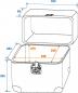 Preview: ROADINGER Platten-Case ALU 75/25 abgerundet, sil