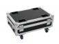 Preview: ROADINGER Flightcase 4x AKKU BAR-6 Glow QCL Flex QuickDMX mit Ladefunktion