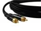 Preview: SOMMER CABLE Cinch Kabel 2x2 0,5m sw Hicon