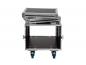 Preview: ROADINGER Rack Profi KM 8HE 55cm mit Rollen