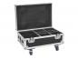 Preview: ROADINGER Flightcase 4x AKKU IP UP-4 Plus HCL Spot WDMX mit Ladefunktion