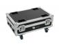 Preview: ROADINGER Flightcase 4x AKKU BAR-6 Glow QCL Flex QuickDMX mit Ladefunktion