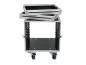 Preview: ROADINGER Rack Profi KM 10HE 55cm mit Rollen