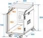 Preview: ROADINGER Spezial-Kombi-Case LS5 Laptop-Rack, 12HE