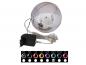 Preview: EUROPALMS LED Snowball 15cm, eisblau