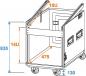 Preview: ROADINGER Spezial-Kombi-Case Profi, 14HE mit Rollen