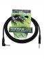 Preview: SOMMER CABLE Klinkenkabel 6,3 mono 1x 90° 3m sw Neutrik