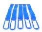 Preview: GAFER.PL Kabelbinder Klettverschluss 25x400mm 5er Pack blau