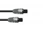 Preview: SOMMER CABLE Lautsprecherkabel Speakon 4x2,5 0,5m sw