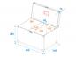 Preview: ROADINGER Flightcase 2x LED CBB-2WW/CW