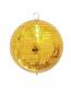 Preview: EUROLITE Spiegelkugel 20cm gold