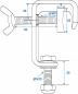 Preview: EUROLITE TH-52 Theaterhaken silber