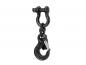 Preview: SAFETEX Universal Lasthaken 22cm schwarz eloxiert WLL2000kg