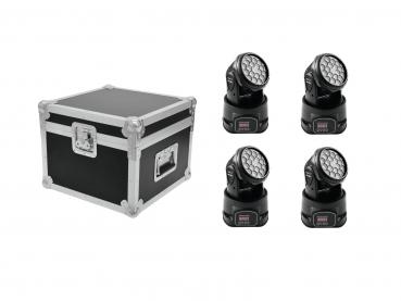 EUROLITE Set 4x LED TMH-7 + Case