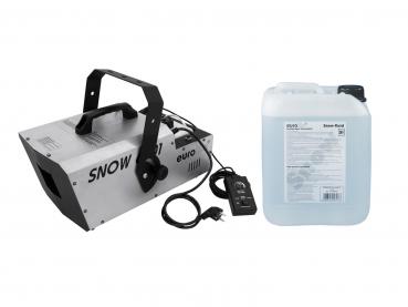 EUROLITE Set Snow 6001 Schneemaschine + Schneefluid 5l