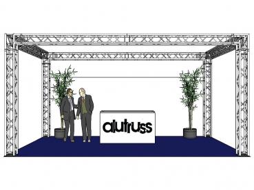 ALUTRUSS Traversenset QUADLOCK 6082 Rechteck 7x4x3,5m (BxTxH)