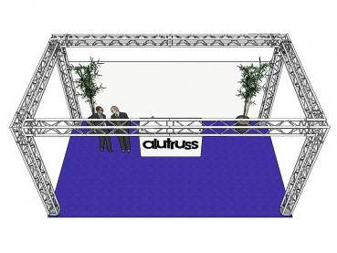 ALUTRUSS Traversenset QUADLOCK 6082 Rechteck 7x4x3,5m (BxTxH)