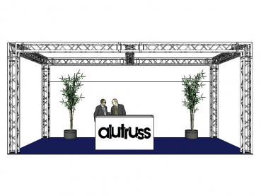 ALUTRUSS Traversenset QUADLOCK 6082 Rechteck 7,71x4x3,5m (BxTxH)