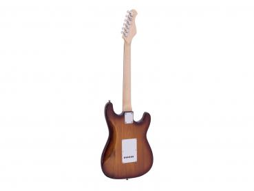 DIMAVERY ST-203 E-Gitarre LH, sunburst