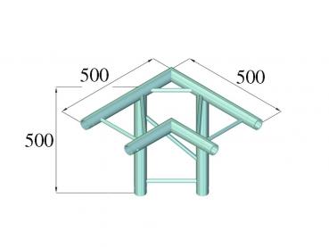 ALUTRUSS BILOCK BQ2-PAL31H 3-Weg Ecke 90°