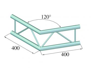 ALUTRUSS DECOLOCK DQ2-PAC22V 2-Weg Ecke 120°