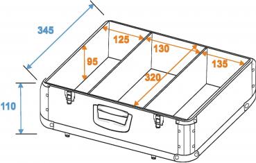 ROADINGER CD-Case ALU Digital-Booking abgerundet bl