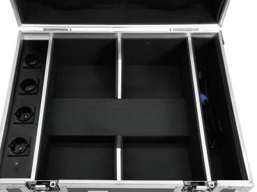 Preview: ROADINGER Flightcase 4x AKKU IP UP-4 QuickDMX mit Ladefunktion