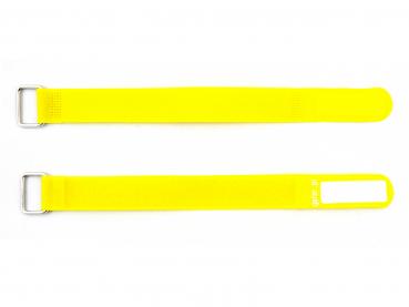 Preview: GAFER.PL Kabelbinder Klettverschluss 25x550mm 5er Pack gelb