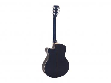 DIMAVERY AW-400 Westerngitarre, blueburst