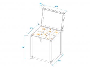 ROADINGER SXC-2 Sixpack-Case 6x 0,5l Flasche/Dose