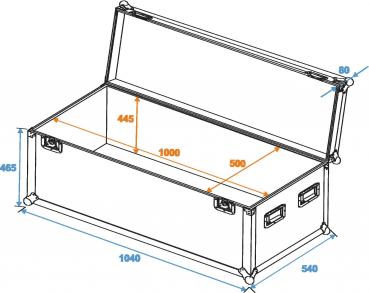 Preview: ROADINGER Universal-Case Profi 100x50x50cm
