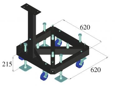 ALUTRUSS Tower Bodenplatte