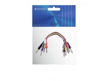 OMNITRONIC Klinkenkabel 6,3 Patchcord mono 6x1,5m