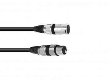 OMNITRONIC Lautsprecherkabel XLR 2x2,5 3m sw