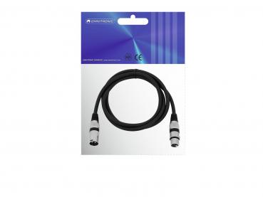 OMNITRONIC Lautsprecherkabel XLR 2x1,5 1,5m sw